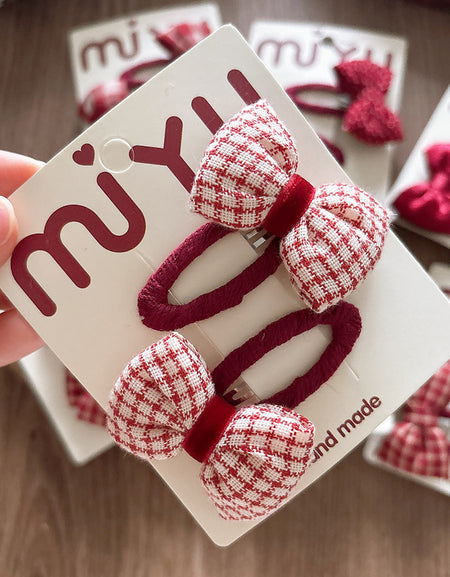 Christmas Charm Twin Bow Sets