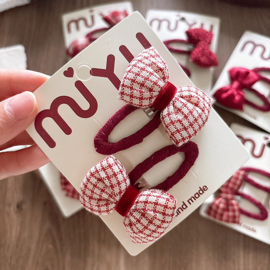 Christmas Charm Twin Bow Sets