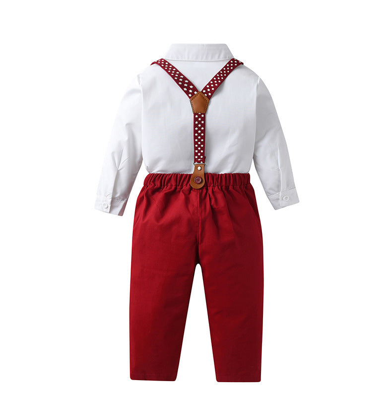 Starred Suspender Boys Corporate Set