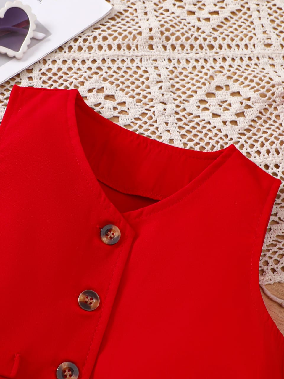 Scarlet Chic 2piece Waist Vest & Trouser Set