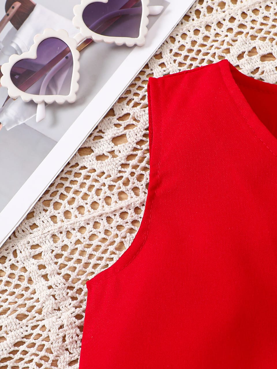 Scarlet Chic 2piece Waist Vest & Trouser Set