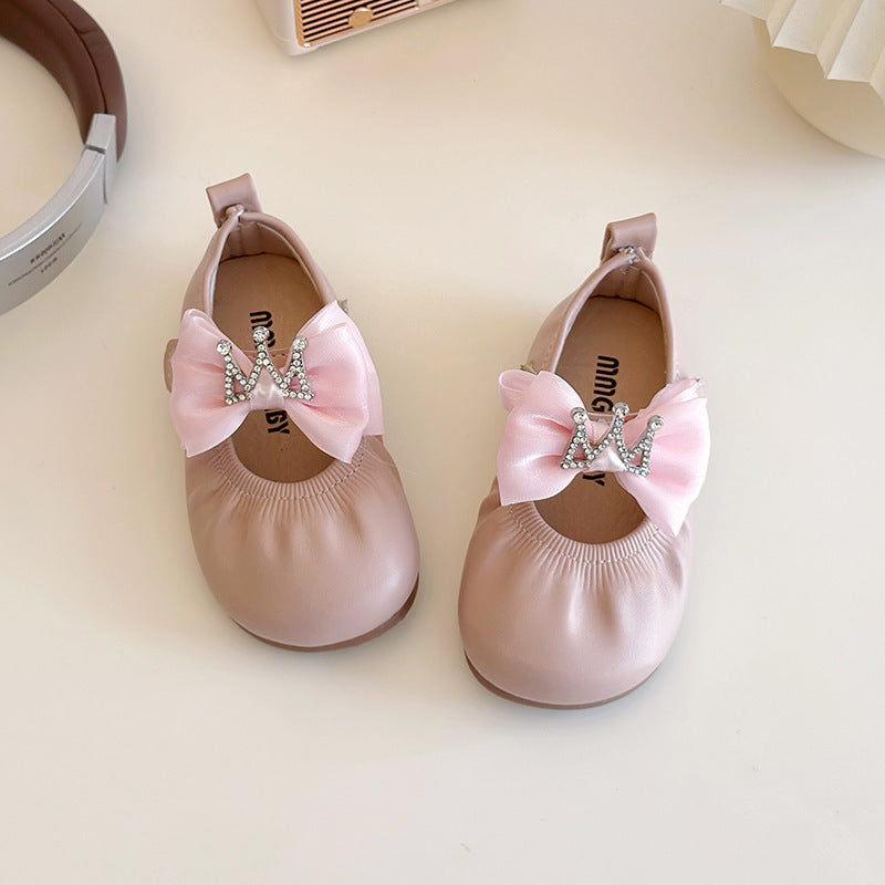 Royal Charm Bow Baby Girl Shoes