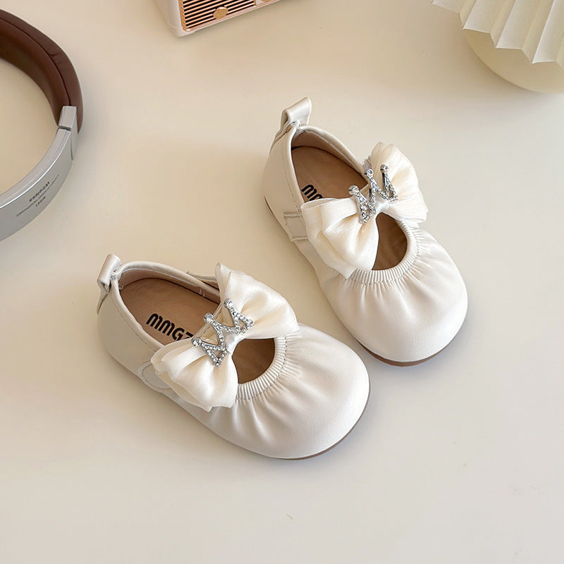 Royal Charm Bow Baby Girl Shoes