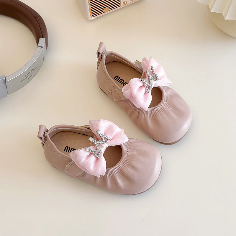 Royal Charm Bow Baby Girl Shoes