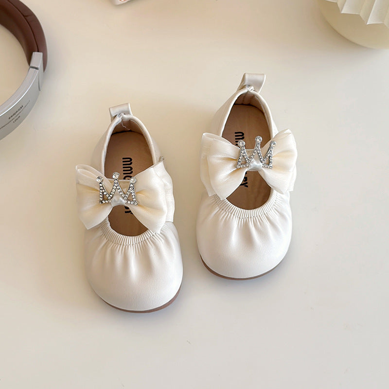 Royal Charm Bow Baby Girl Shoes