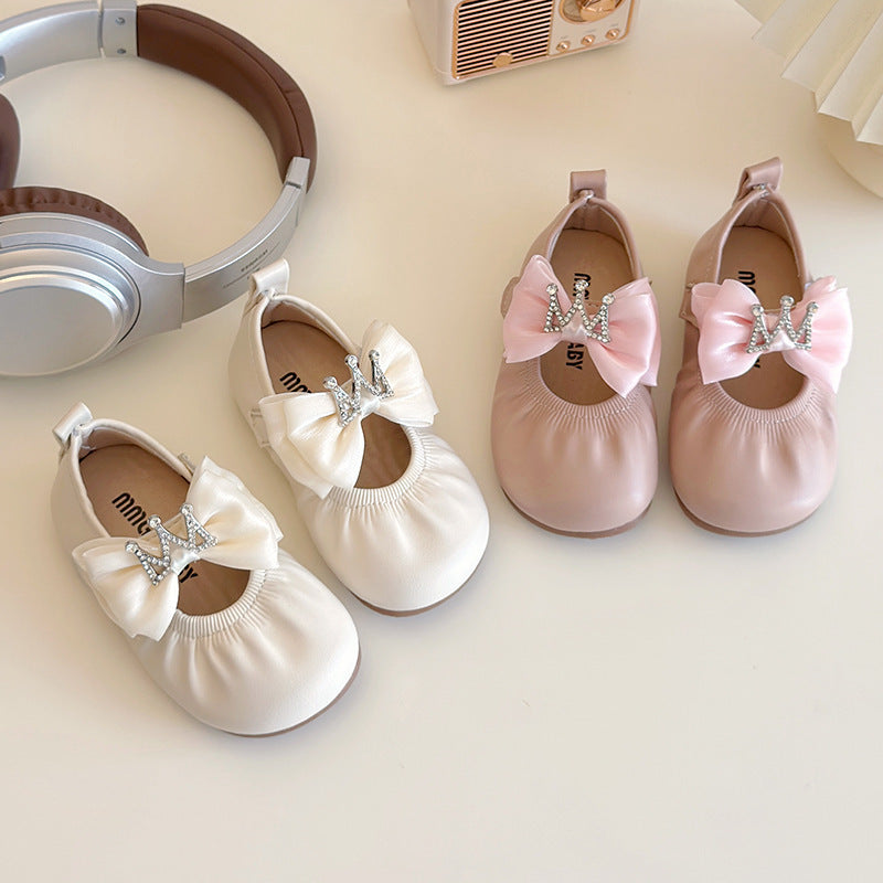 Royal Charm Bow Baby Girl Shoes