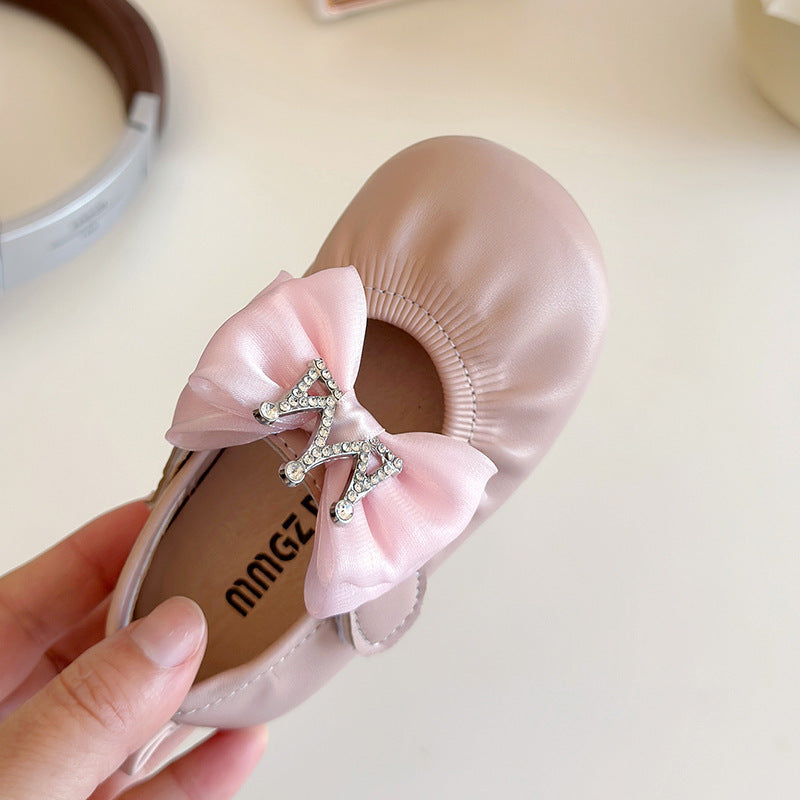 Royal Charm Bow Baby Girl Shoes