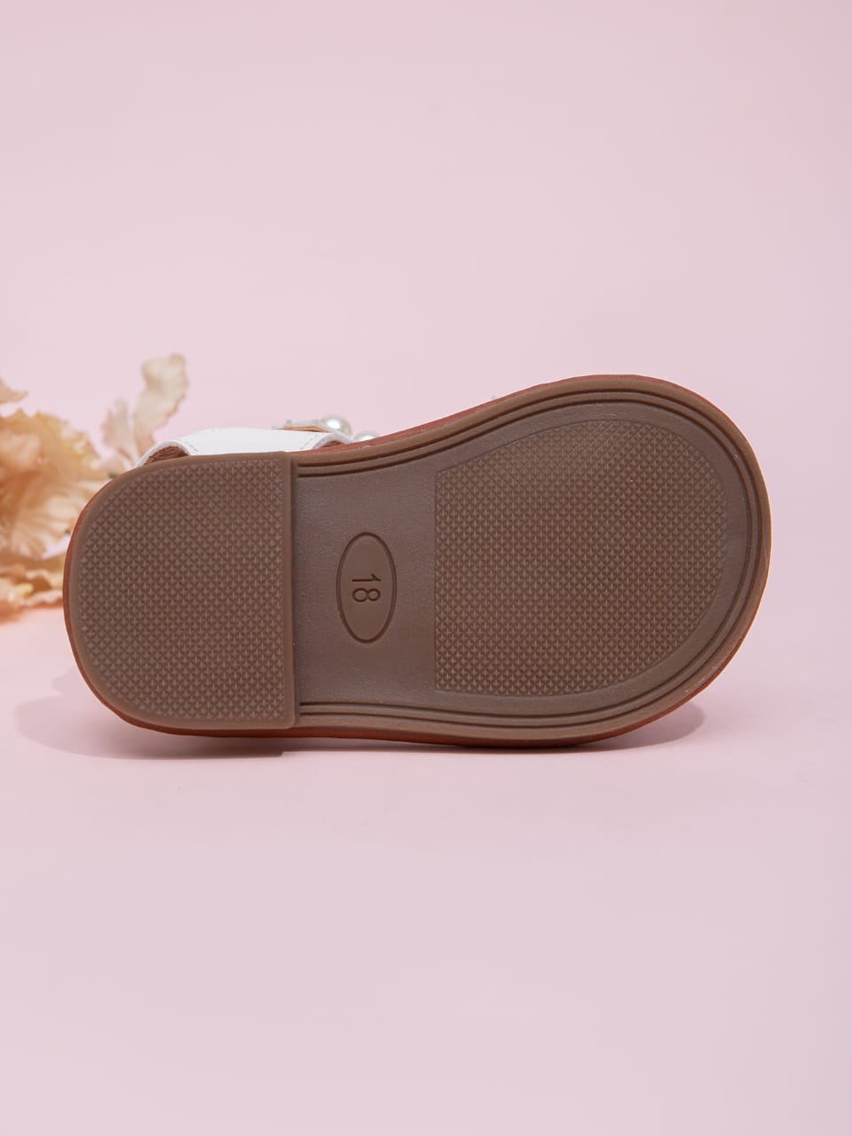 Princess Pearl Ruffle Sandals