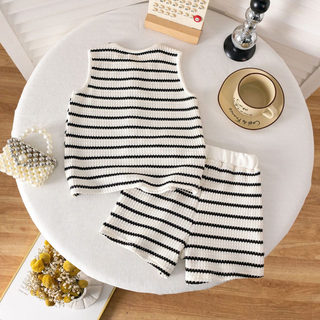 The Parisian Stripe Knit Set