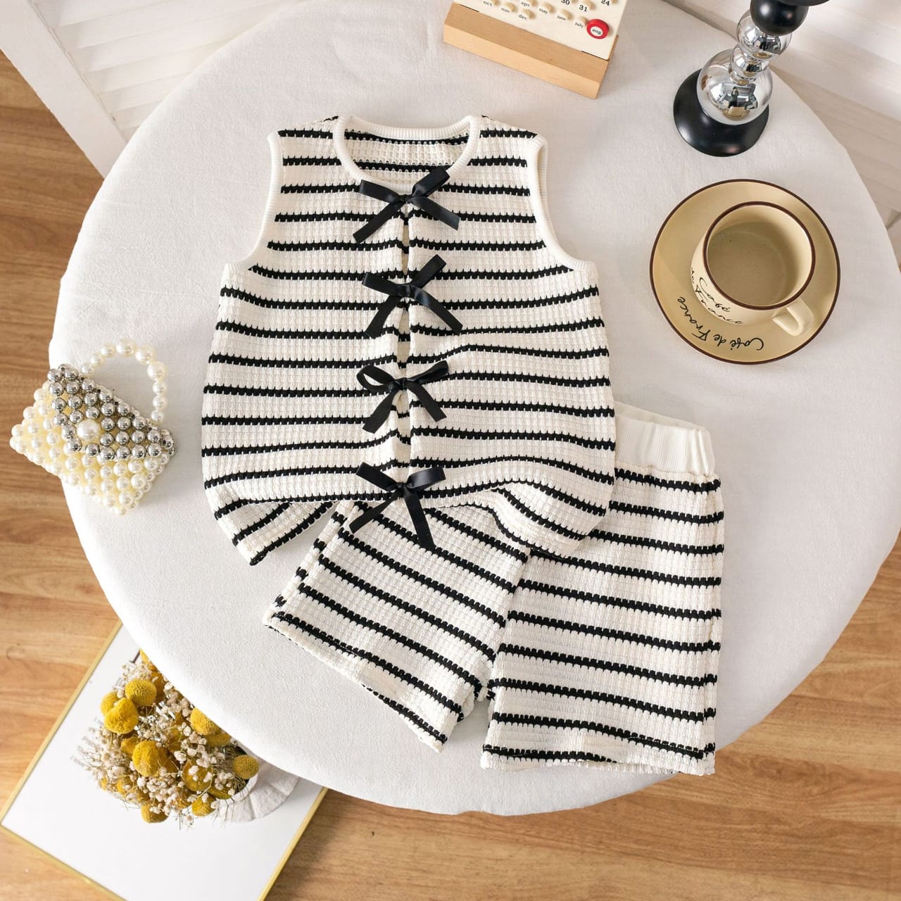The Parisian Stripe Knit Set