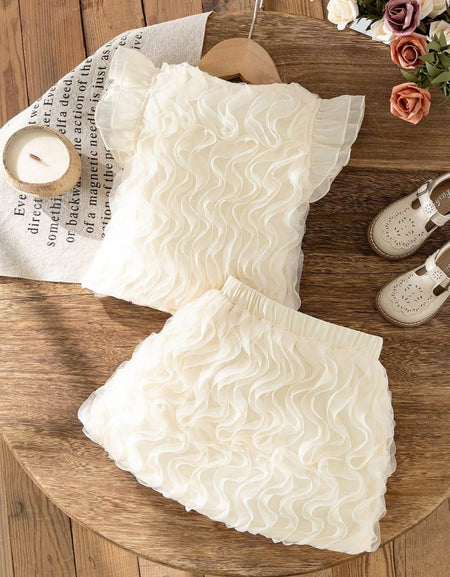Twirl & Pearl Ruffle Two-Piece Ensemble