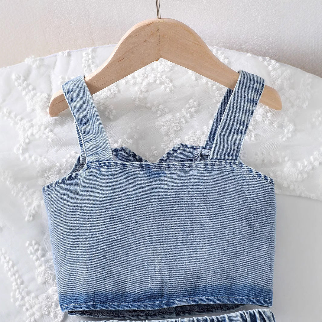 Sweet Cherry Luxe Denim Co-Ord