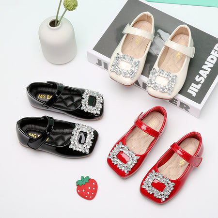 Little Duchess Square Gemstone Flats