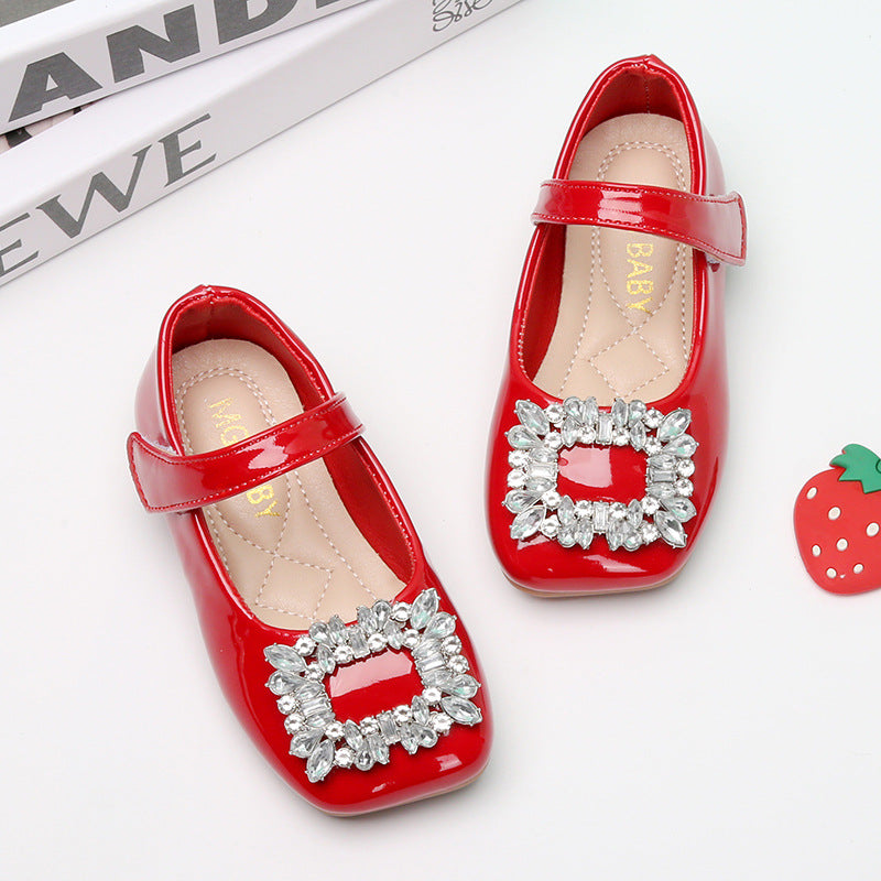 Little Duchess Square Gemstone Flats