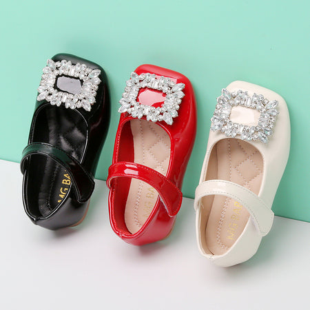 Little Duchess Square Gemstone Flats