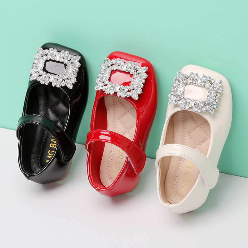 Little Duchess Square Gemstone Flats