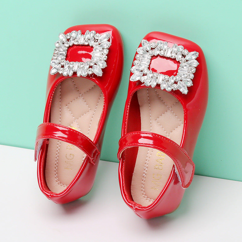 Little Duchess Square Gemstone Flats