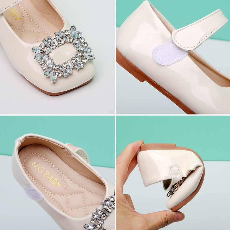 Little Duchess Square Gemstone Flats