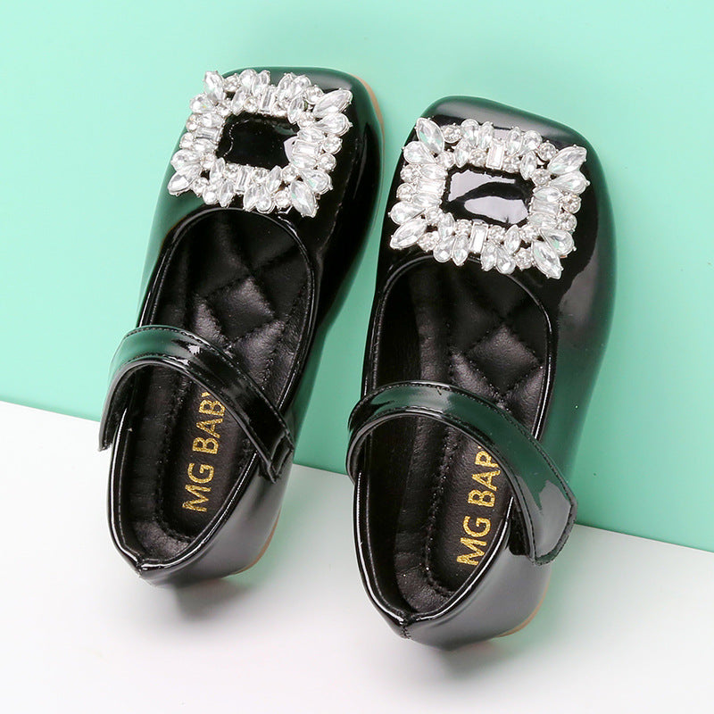 Little Duchess Square Gemstone Flats