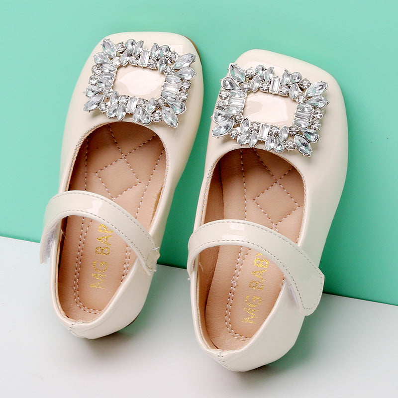 Little Duchess Square Gemstone Flats