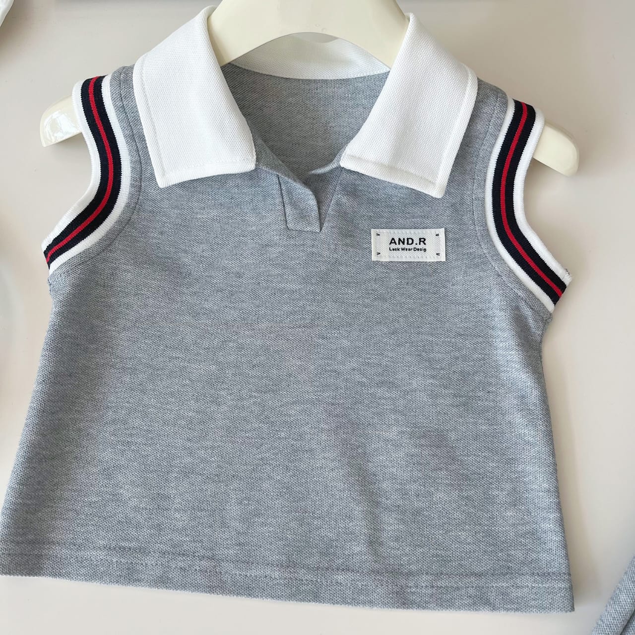 Classic Varsity Sleeveless Polo & Pleated Skirt Set