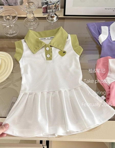 Spring Mini Charm Polo Dress