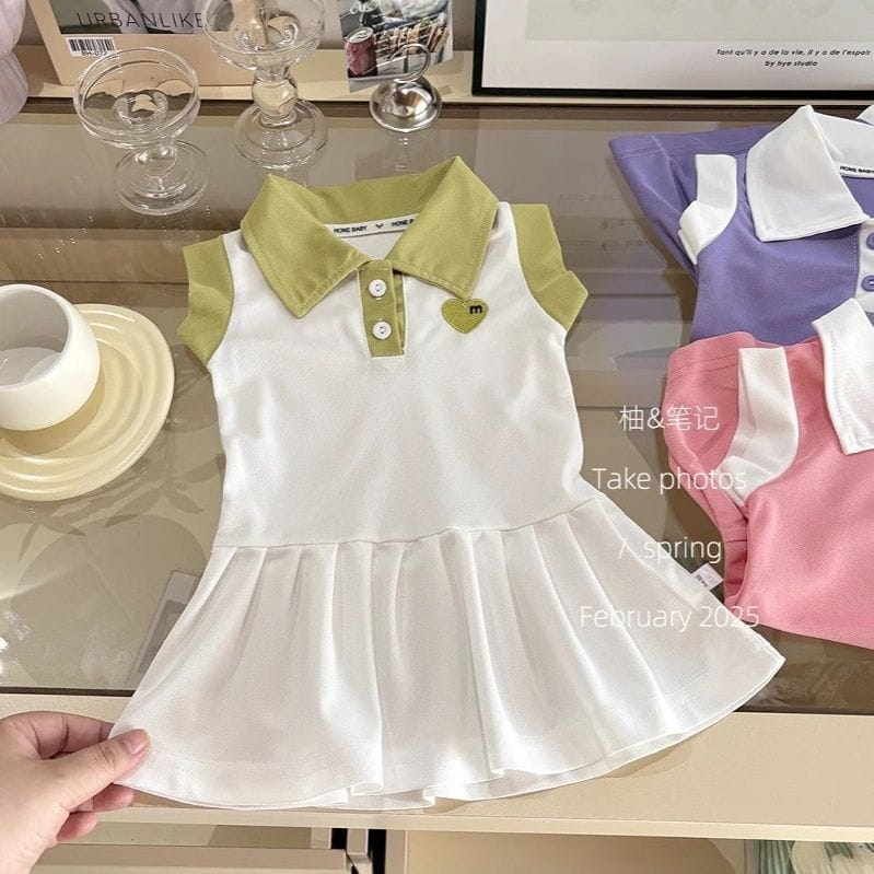 Spring Mini Charm Polo Dress