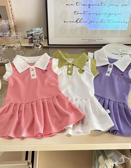 Spring Mini Charm Polo Dress