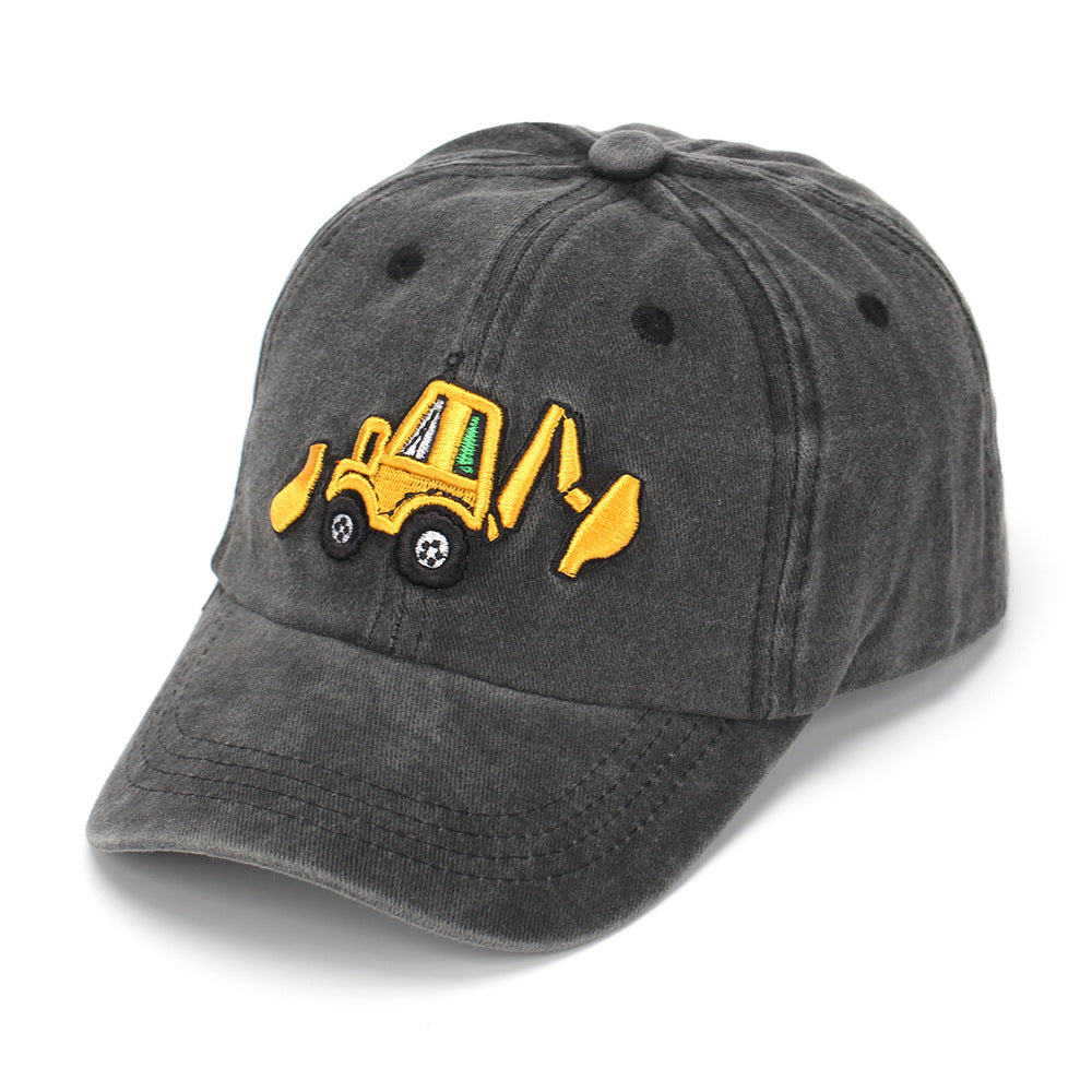 Embroidered Excavator Truck Cap