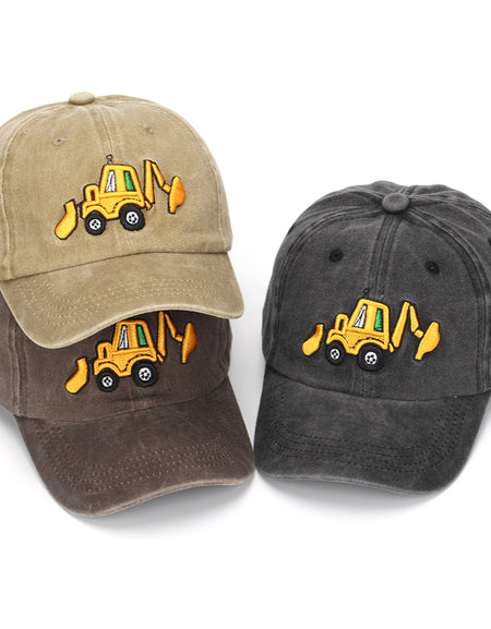 Embroidered Excavator Truck Cap