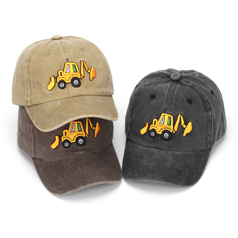 Embroidered Excavator Truck Cap