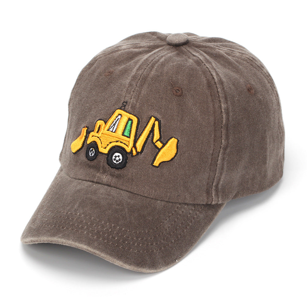 Embroidered Excavator Truck Cap