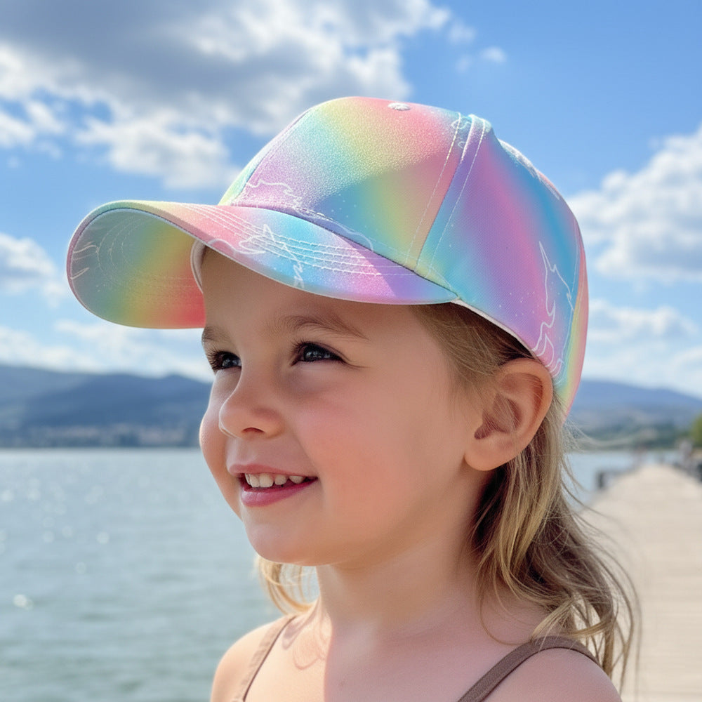 The Pastel Prism Kids' Unicorn Baseball Cap