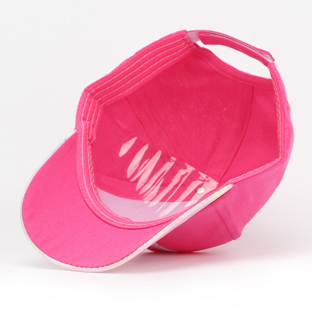 Girls Embroidered Breeze Butterfly Blossom Baseball Cap