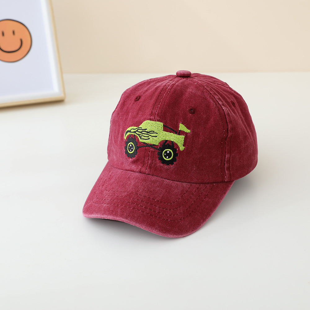 Little Racer Embroidered Monster Truck Cap