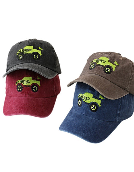 Little Racer Embroidered Monster Truck Cap