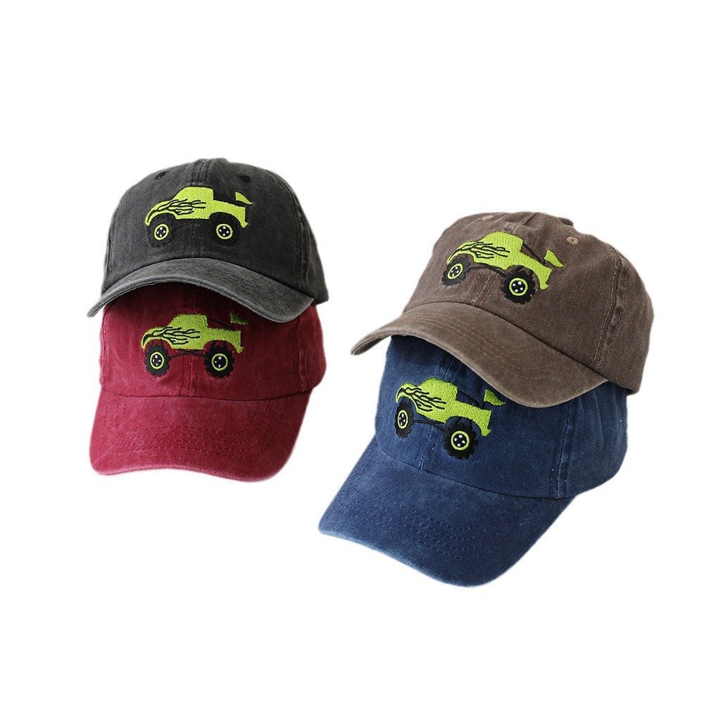 Little Racer Embroidered Monster Truck Cap
