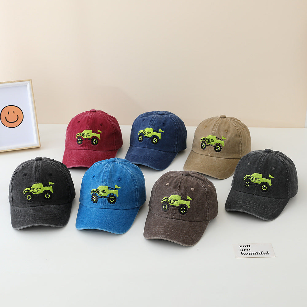 Little Racer Embroidered Monster Truck Cap