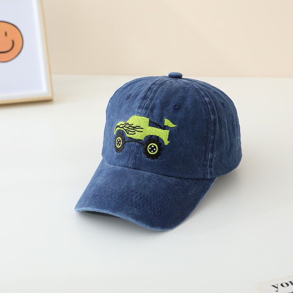 Little Racer Embroidered Monster Truck Cap