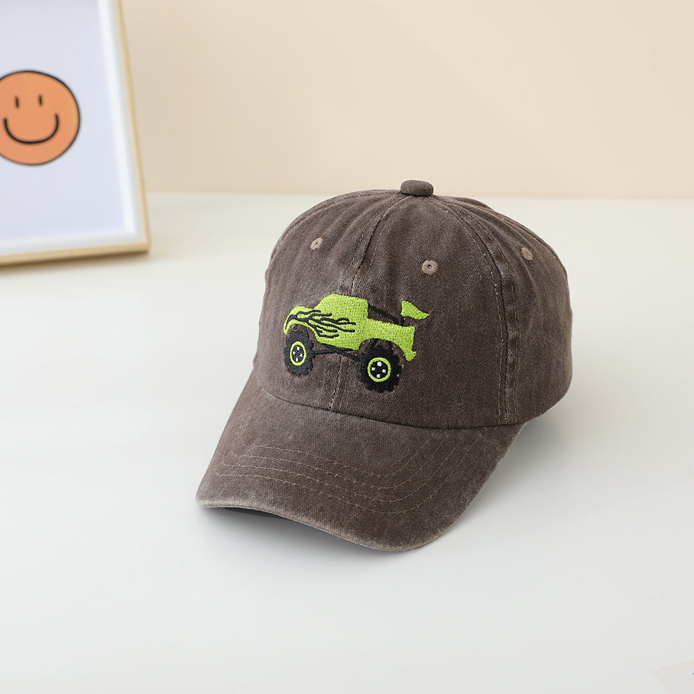 Little Racer Embroidered Monster Truck Cap