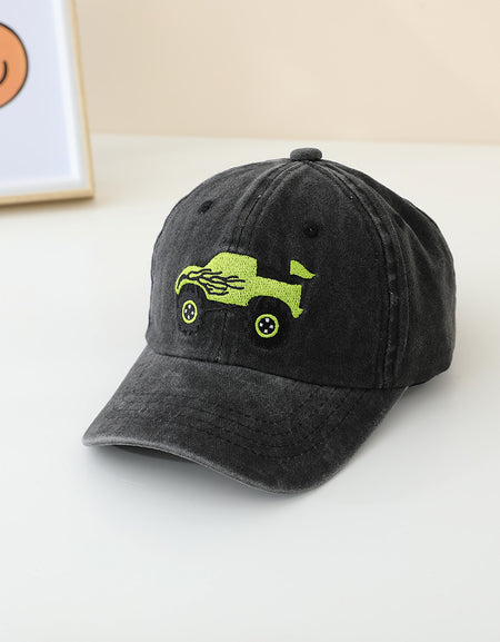 Little Racer Embroidered Monster Truck Cap