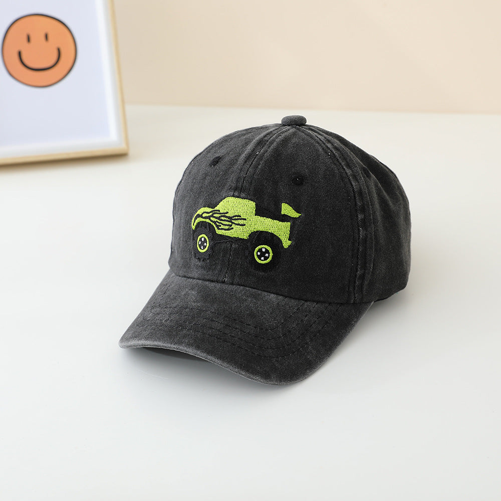 Little Racer Embroidered Monster Truck Cap