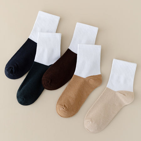 Contrast Crew Socks