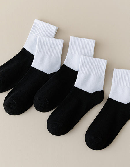 Contrast Crew Socks