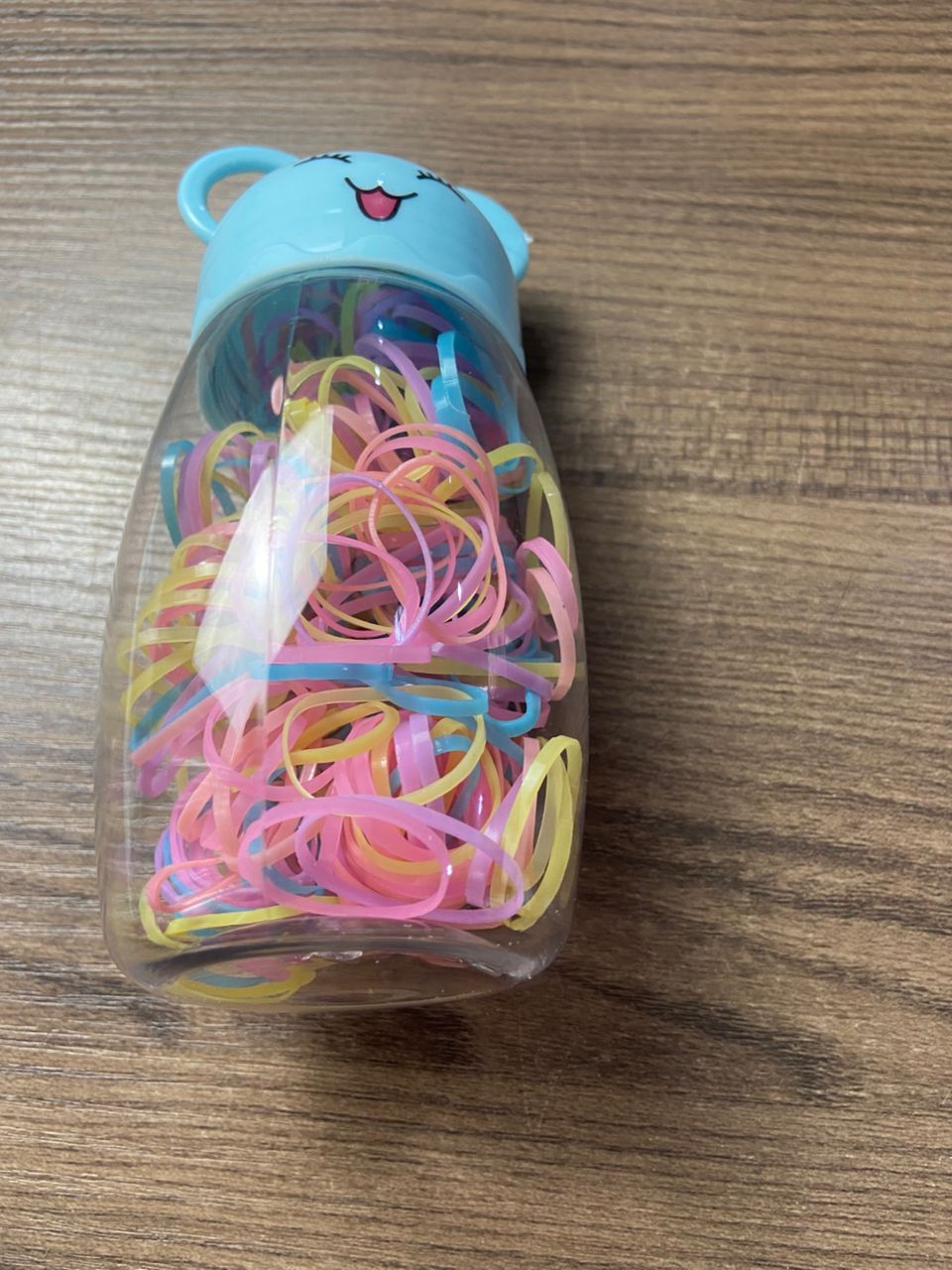 Cute Cartoon Bottle Elastic Hair Rings