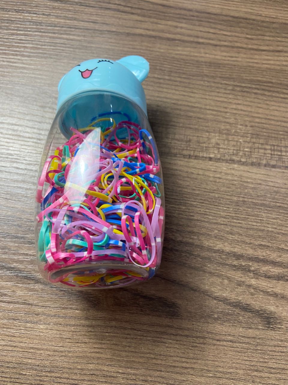 Cute Cartoon Bottle Elastic Hair Rings