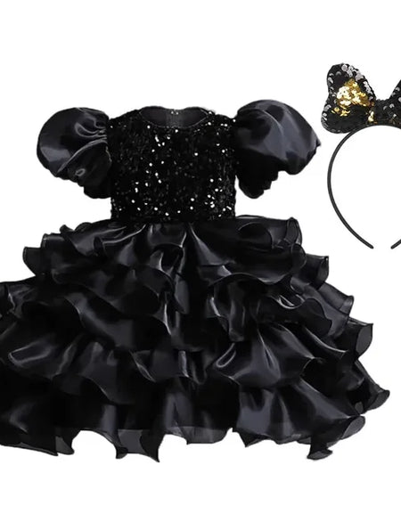 Belle Sequined Organza Multilayer Ball Dress/Gown