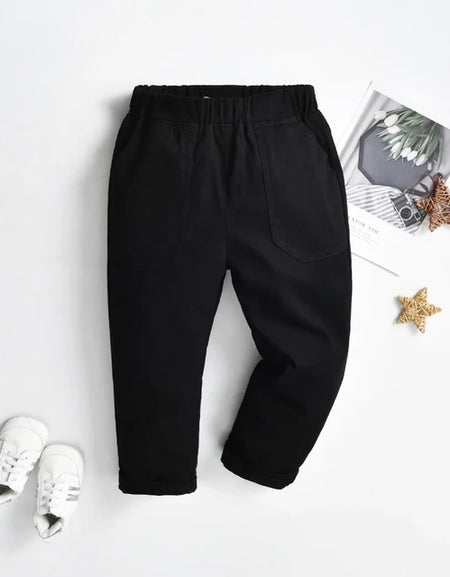 Boys Solid Colour Chinos Jean Pant