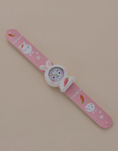 TODDLERS CARTOON DESIGN DIAL QUARTZ FAUX WRISTWATCH
