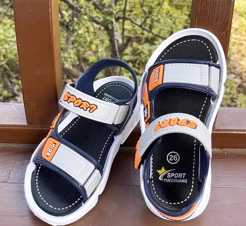 Dual Color Unisex Kids Rubber Kito Sandal